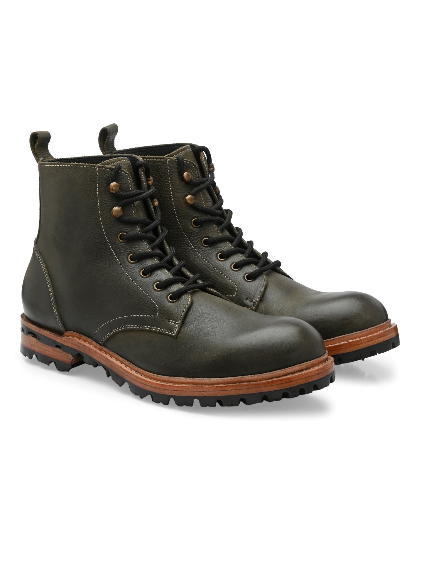 Mens Olive Boot Online | Ivrah