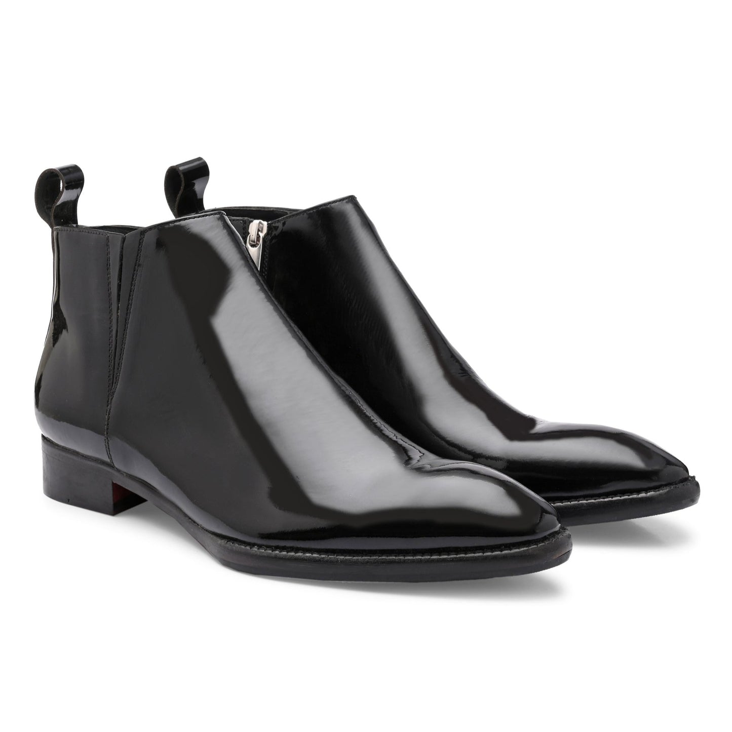 Men's Black Patent Leather Shoes