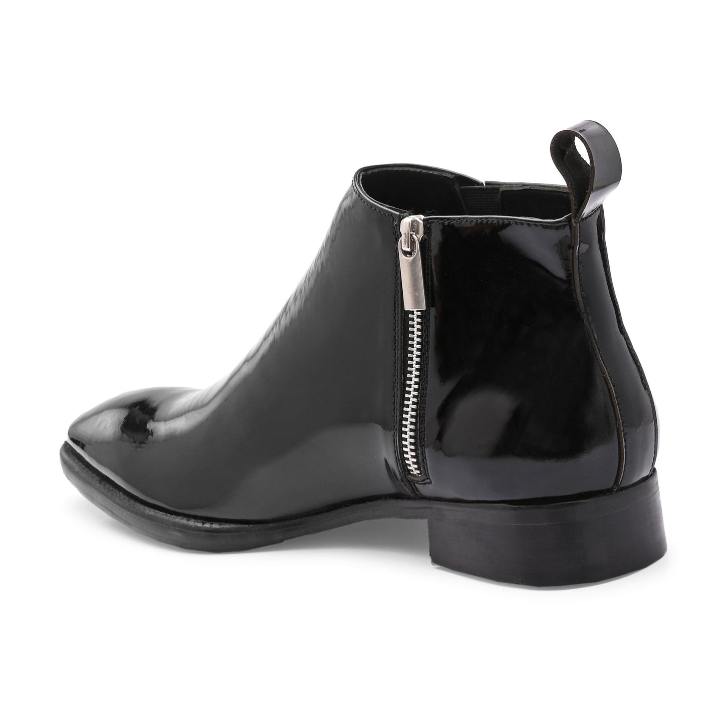 Black Patent Leather Boot