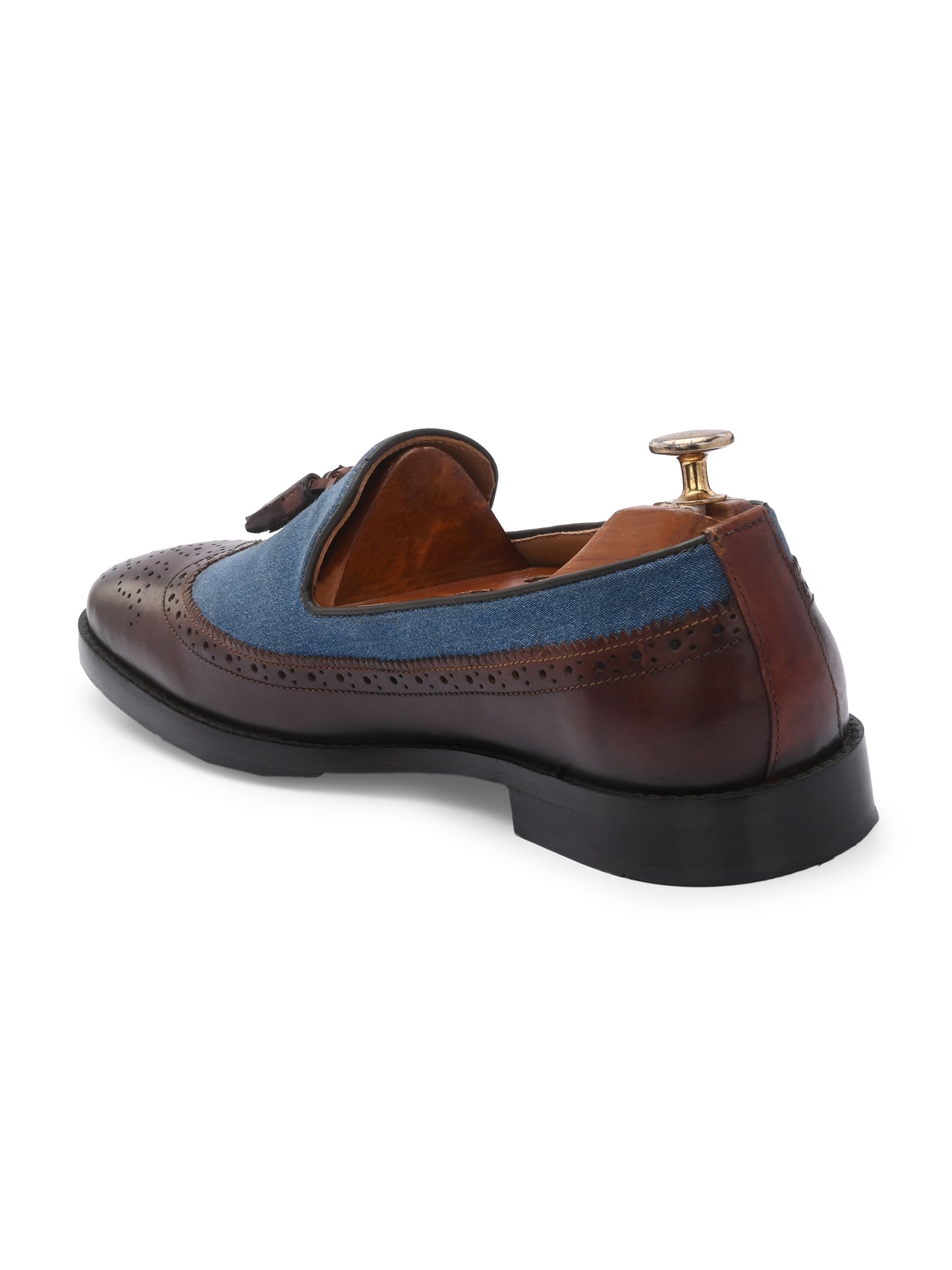 Men's Brown Slip On Shoe | Ivrah