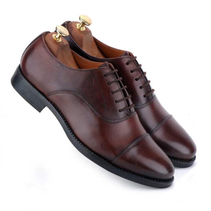 Buy Men's Brown Derby Formal Shoes online in India