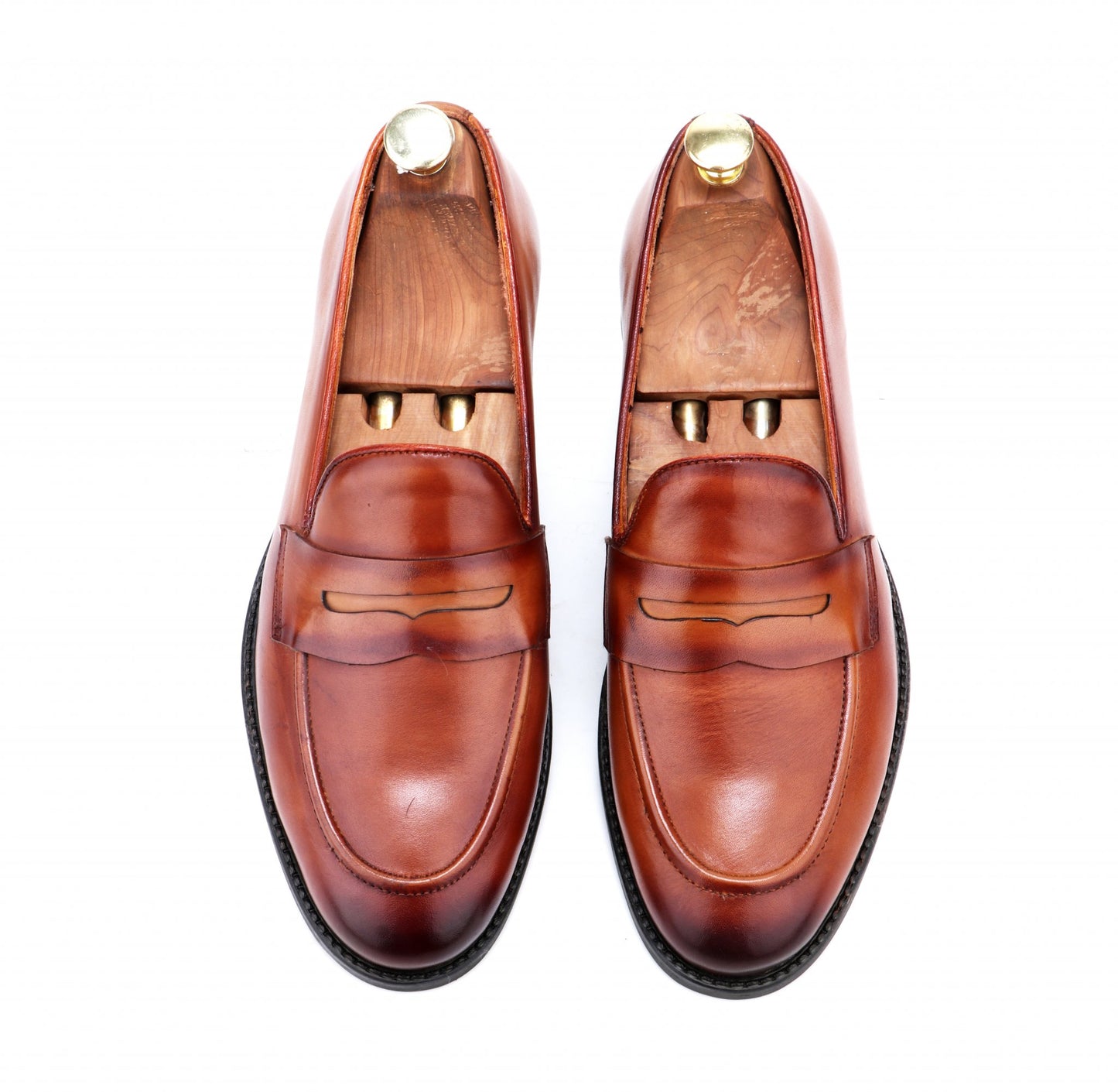 Men's Brown Slip On Leather Shoe Online