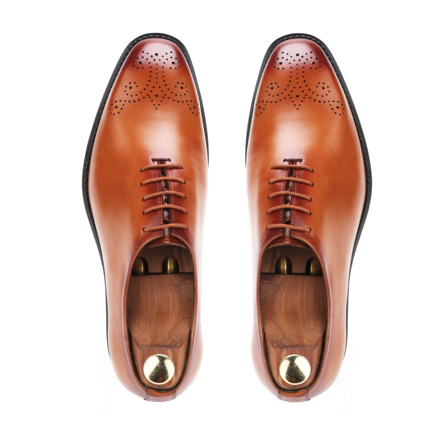 Tan Lace Up Formal Shoes Online In India