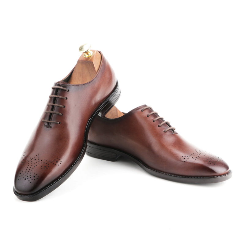 DUKE THE BROWN LEATHER LACE UP