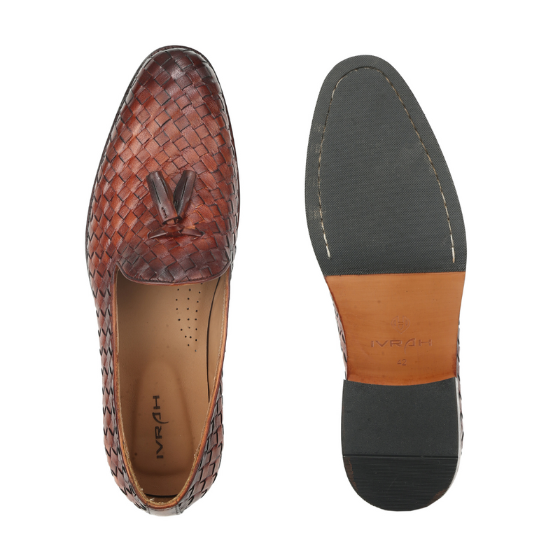 Lucas The Mesh Cognac Slip On