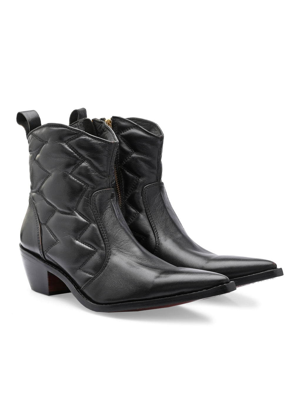 Mens Black Check Boot online in India