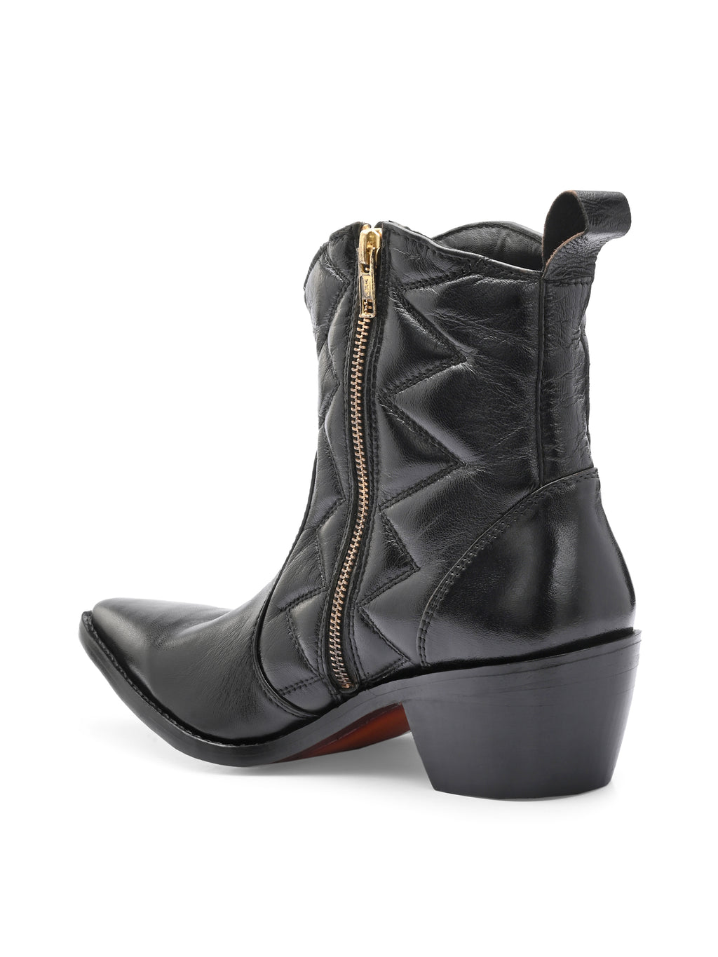Black Check Boot for men online