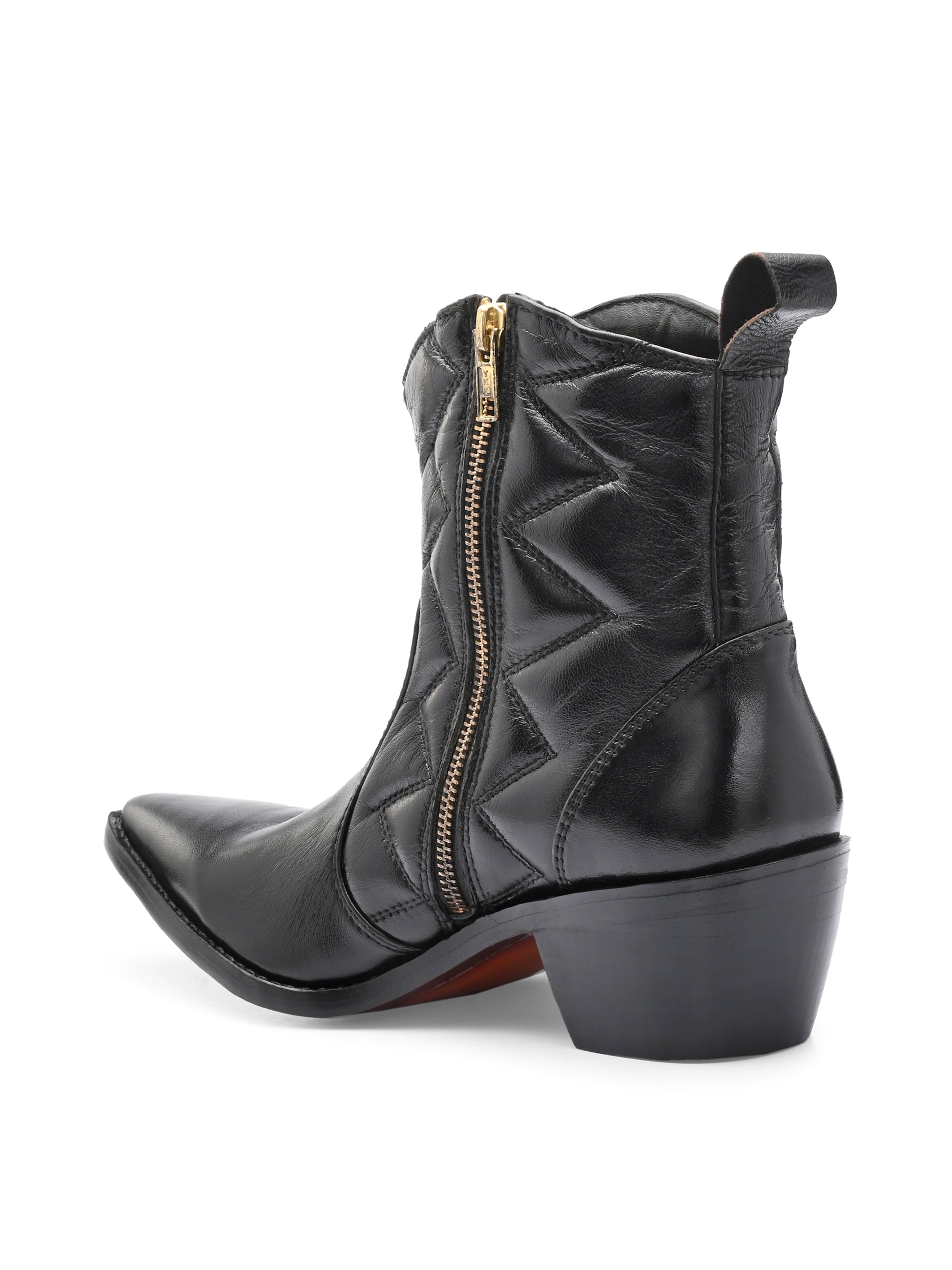 Black Check Boot for men online