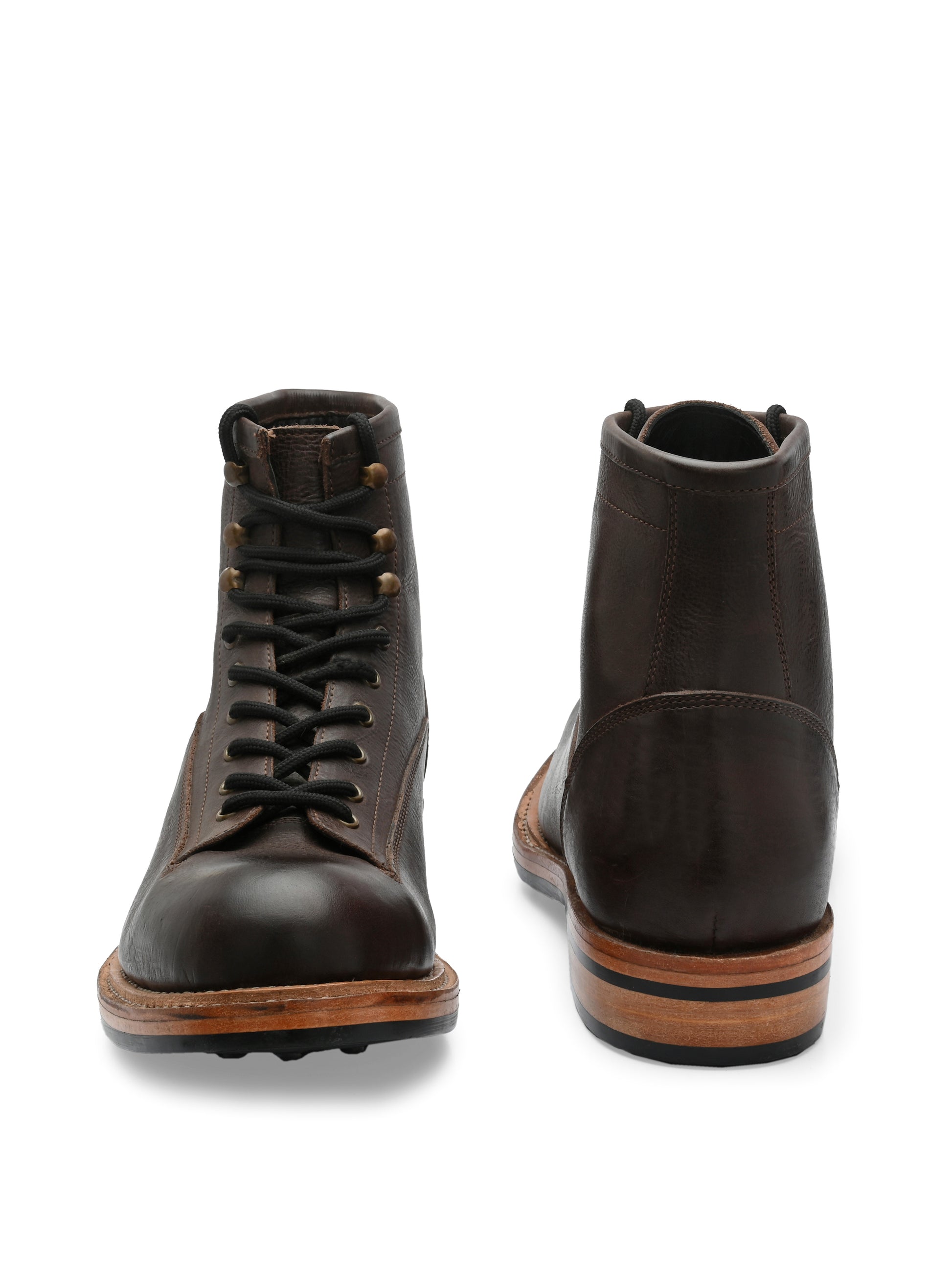 Men's Brown Leather Boots | Ivrah