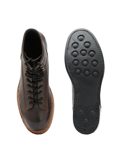 Men's Brown Flat Boots by Ivrah