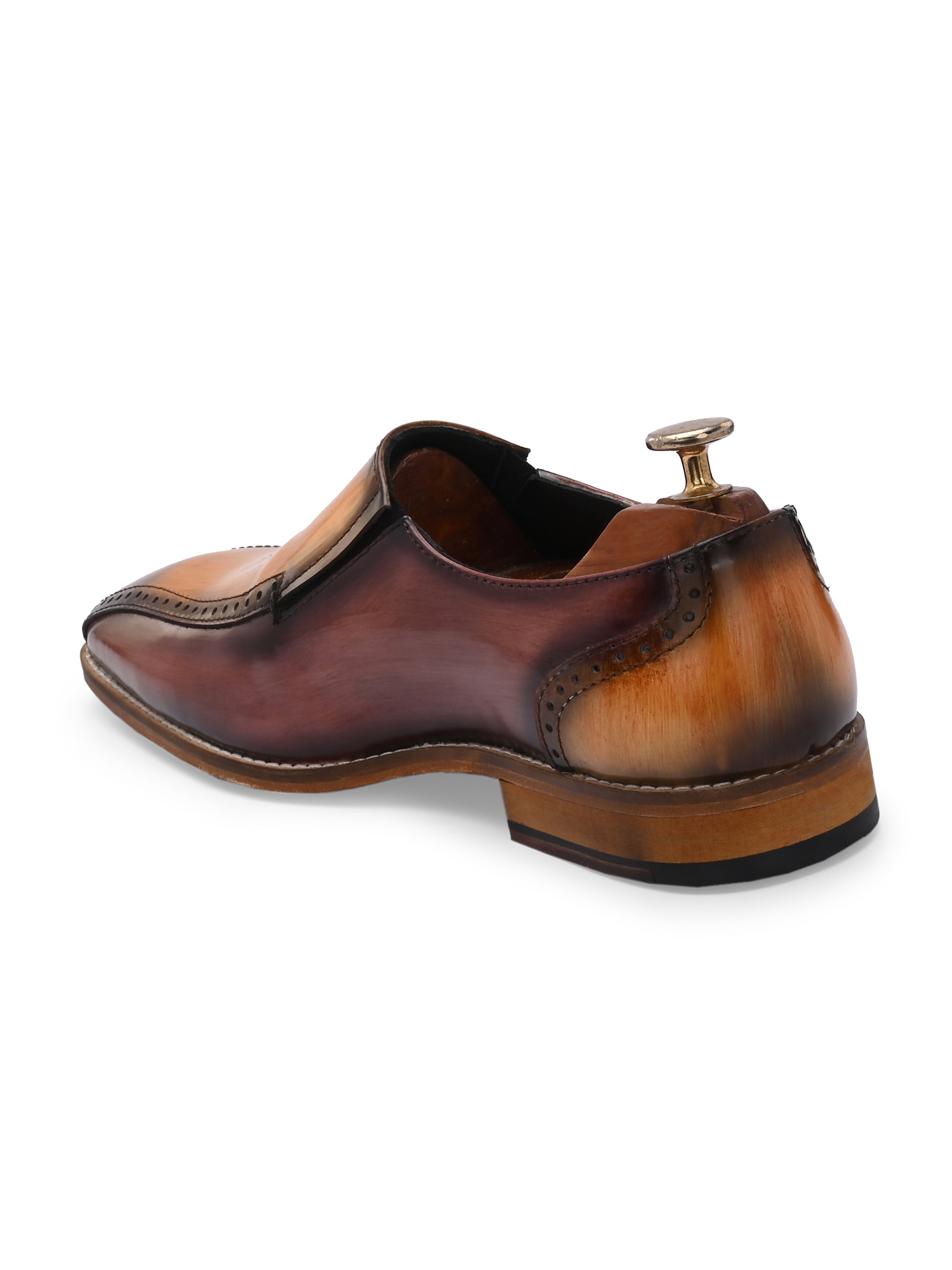 Brown Casual Slip On Shoes For Men 