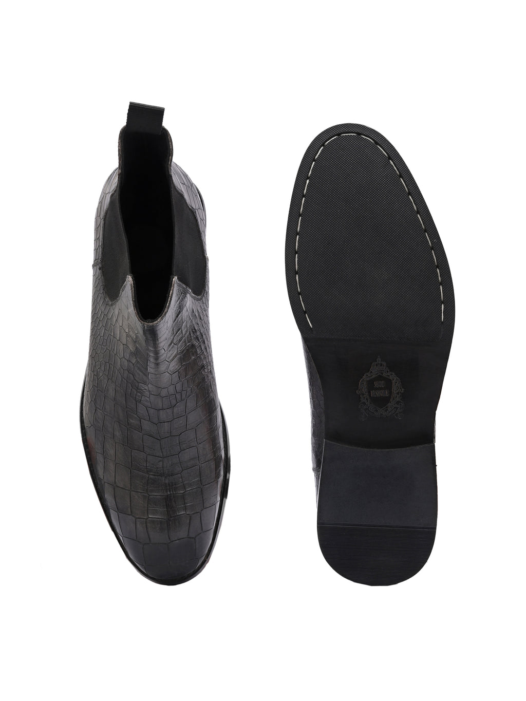 men's black boot