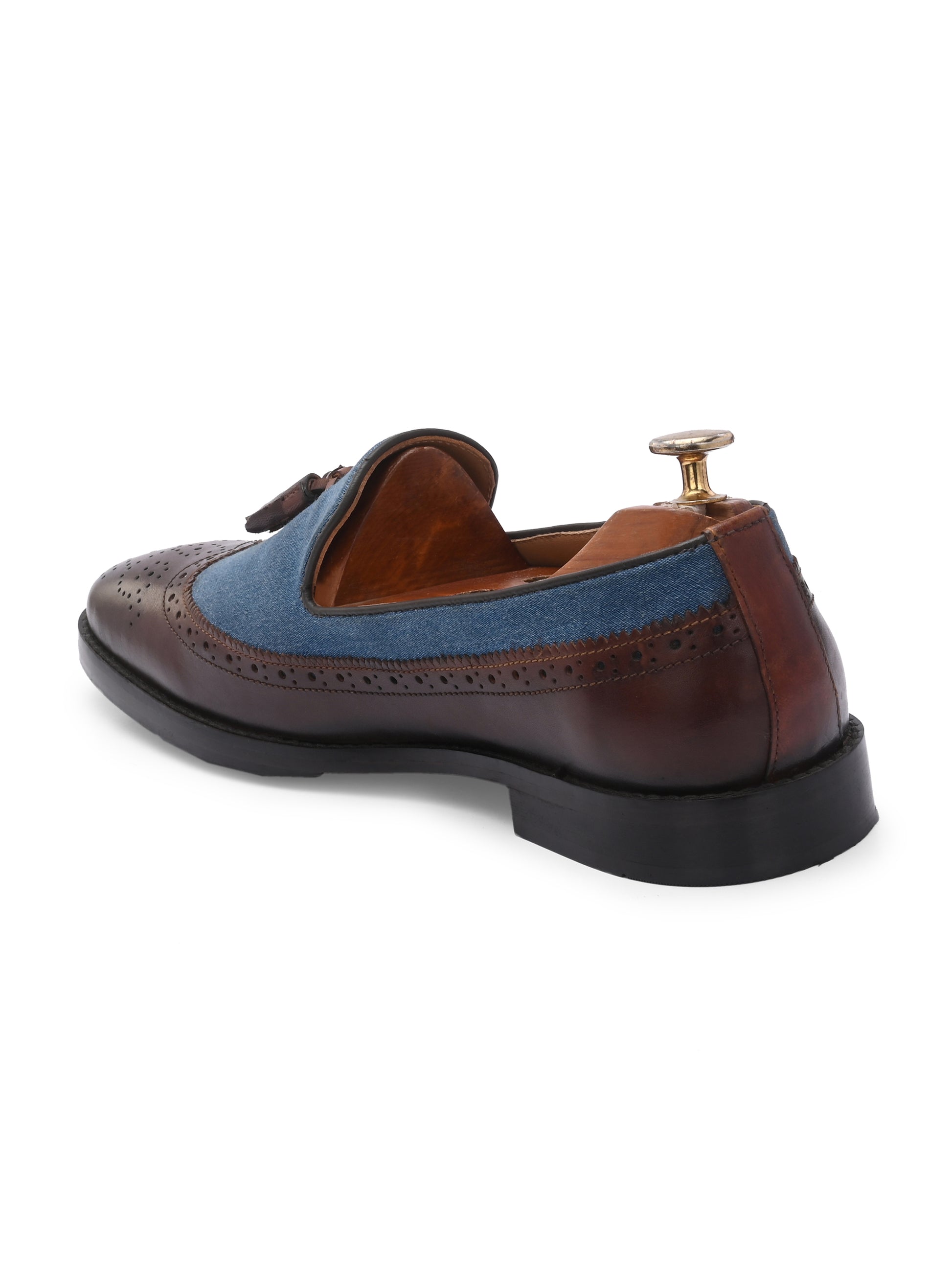 Men's Brown Slip On Shoe | Ivrah