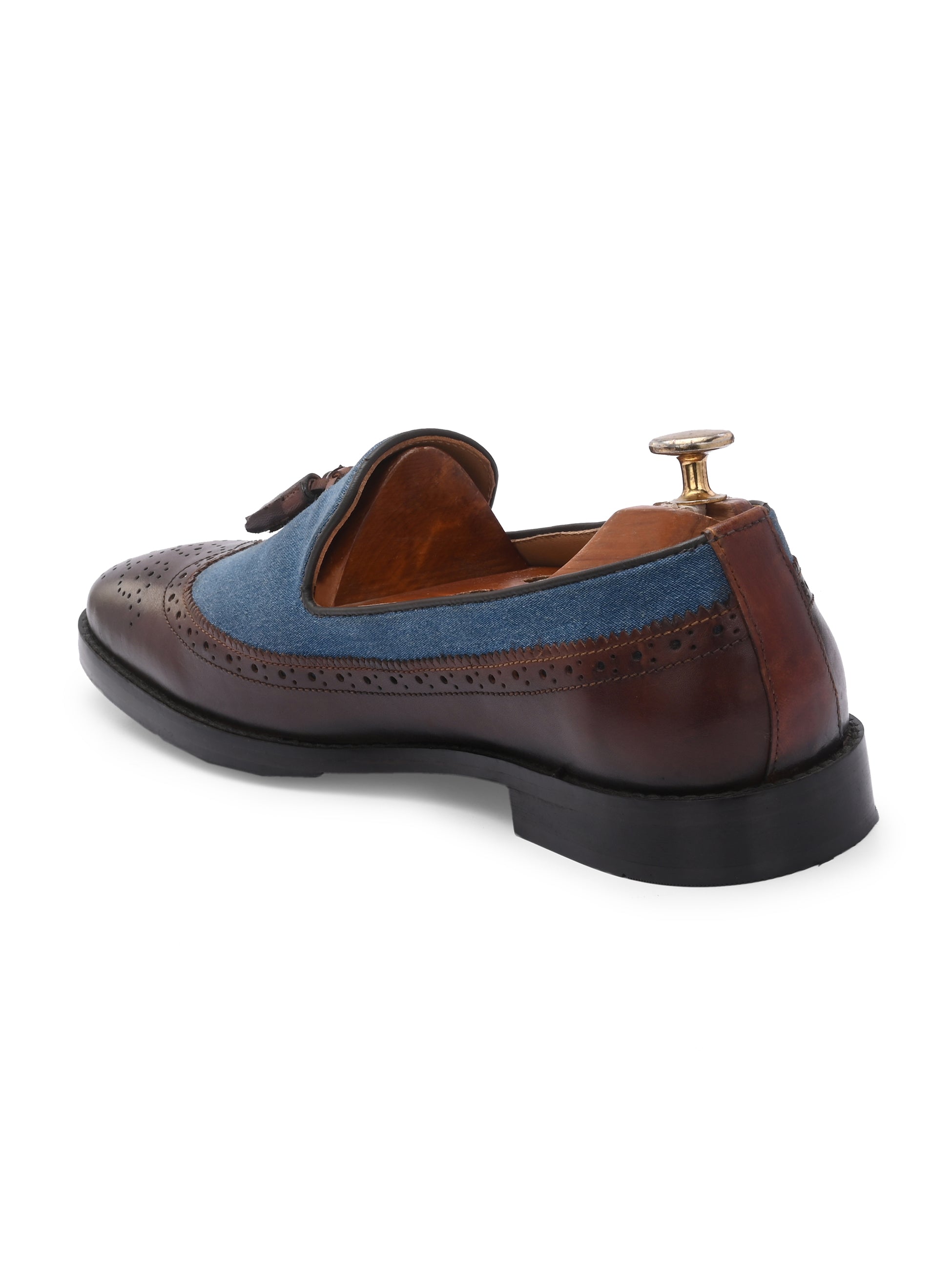 Men's Brown Slip On Shoe | Ivrah