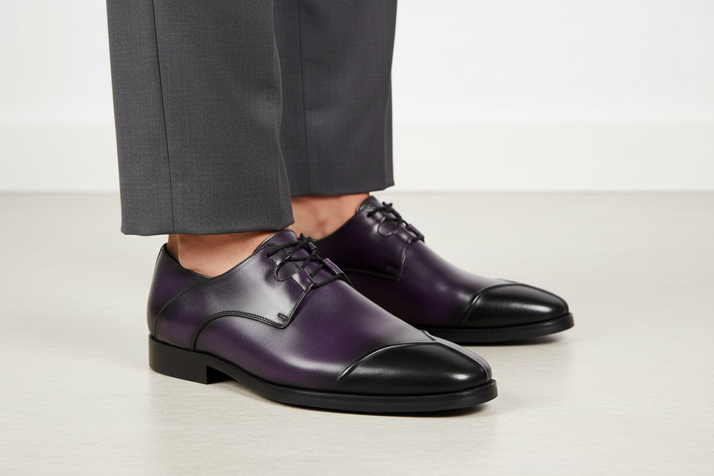 Purple Lace Up
