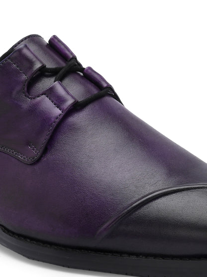 Purple lace up shoe