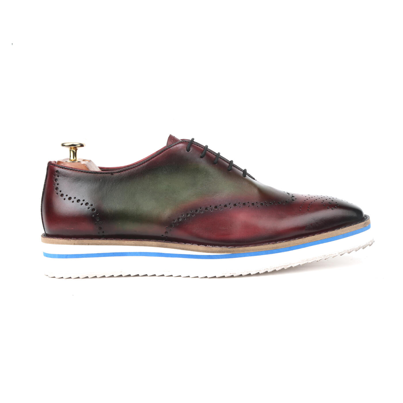 Ugur The Wine and Olive Lace Up | Buy Men's Lace Up Shoes Online