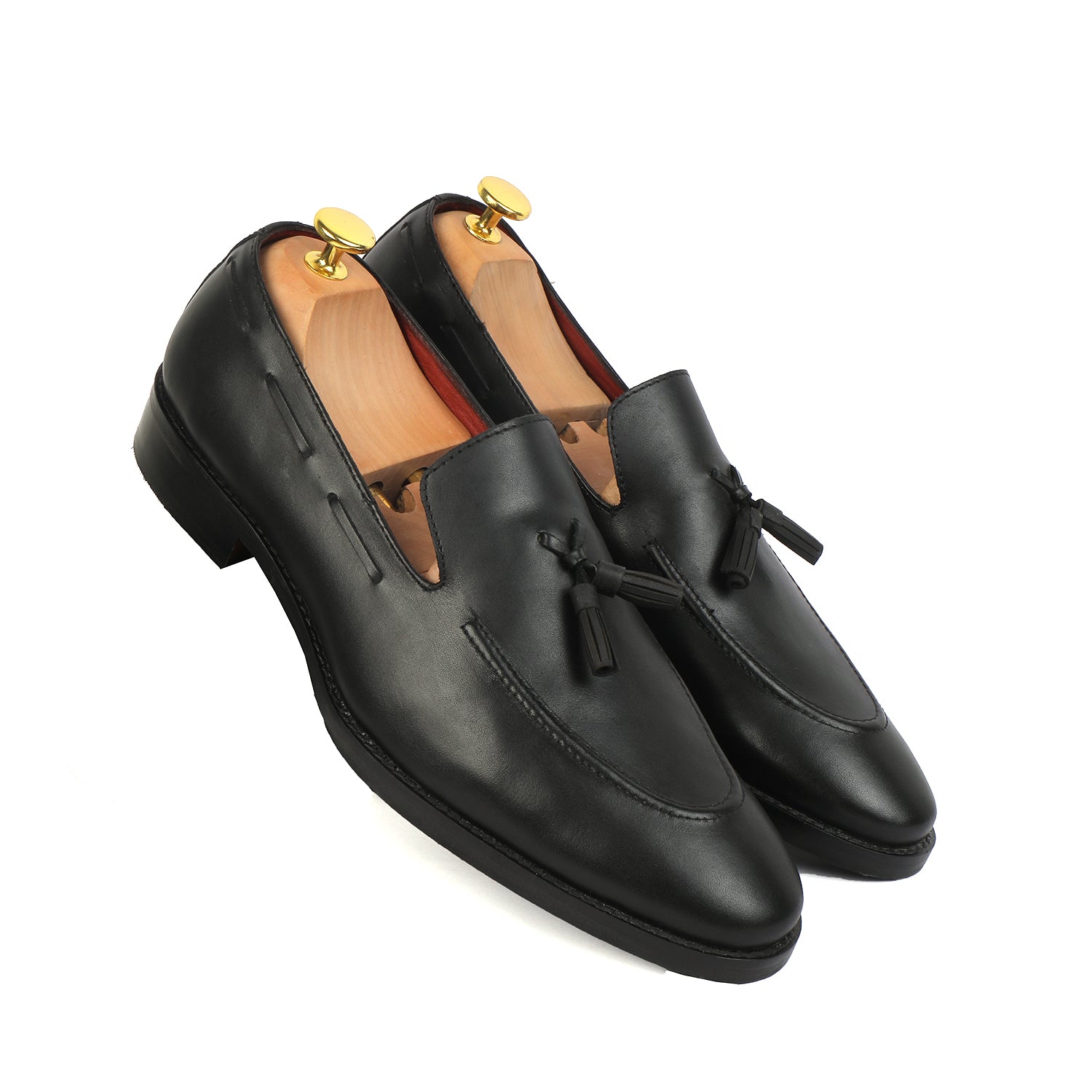 Buy Mens Black Leather Moccasins Leather Shoes Online