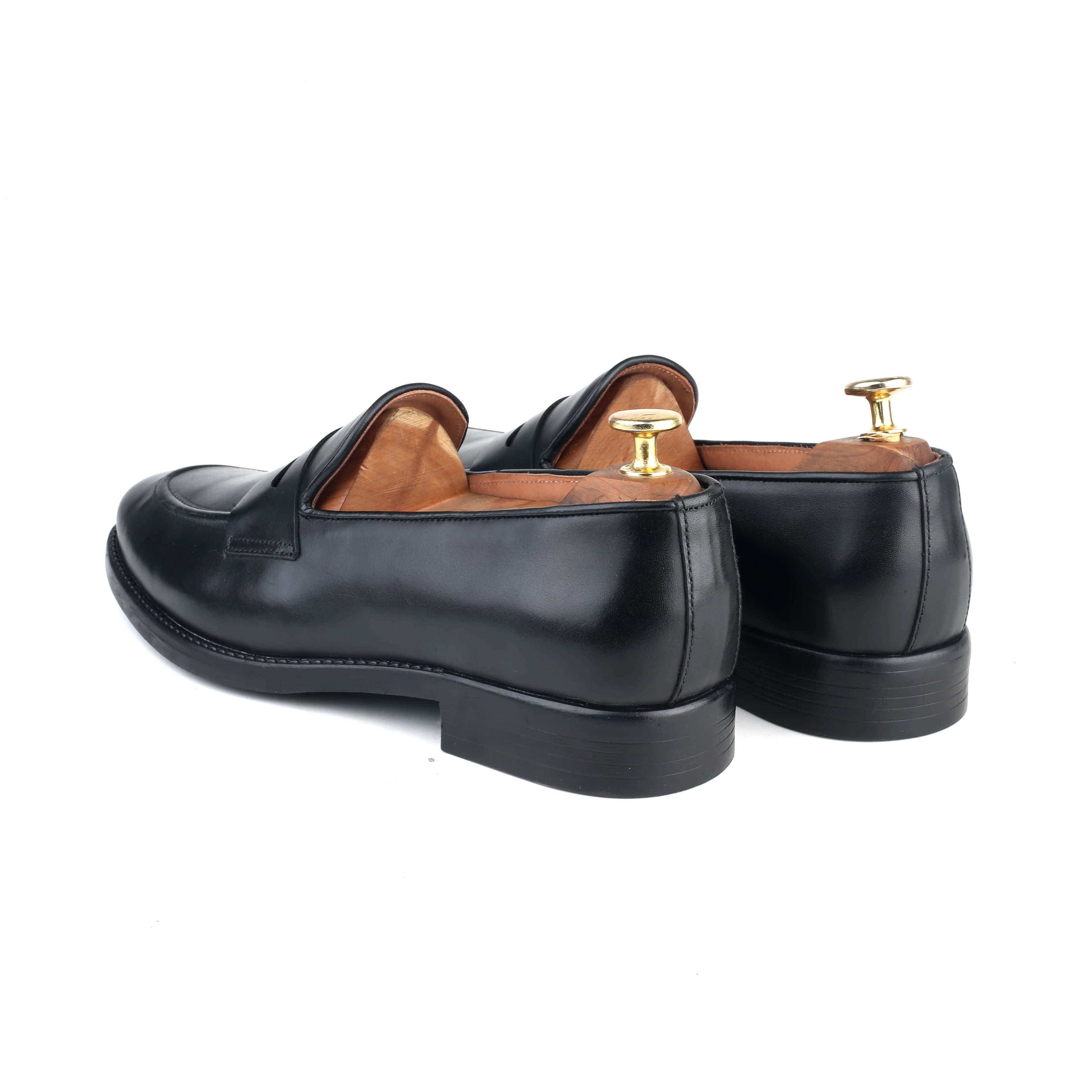 Mens Black Slip On Shoe Online 