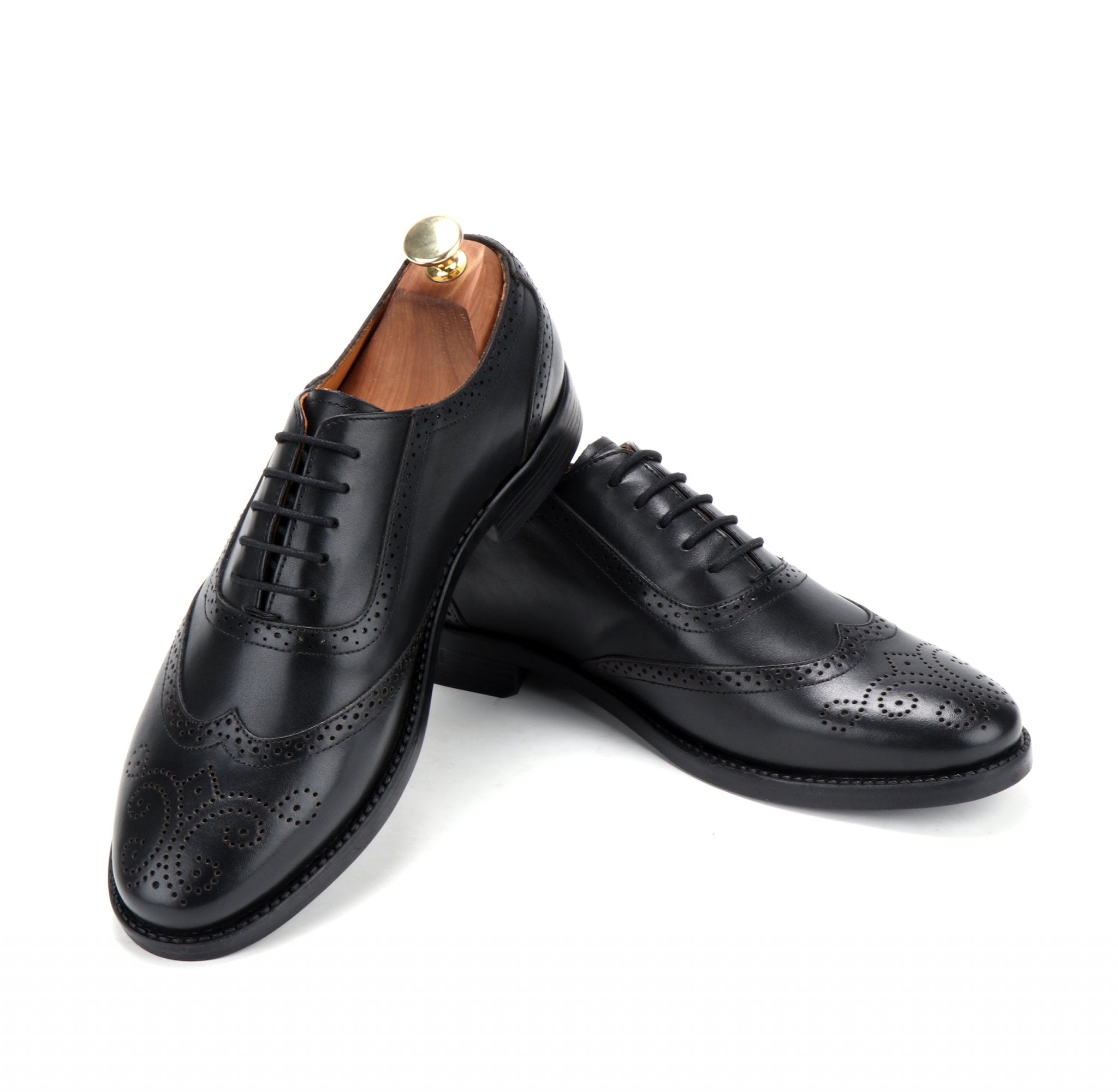 Buy Men's Black Wingtip Formal shoe Online