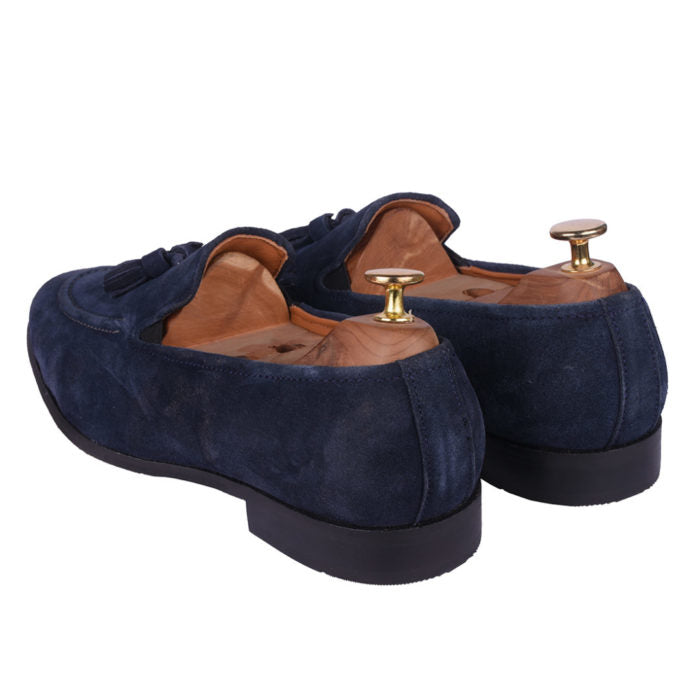 Men's Navy Blue Agustian Loafers online in India
