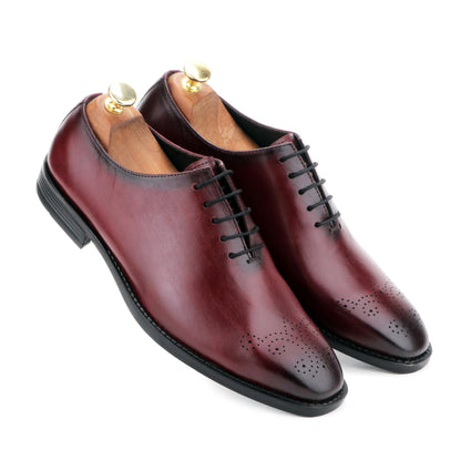 DUKE THE BORDO LEATHER LACE UP