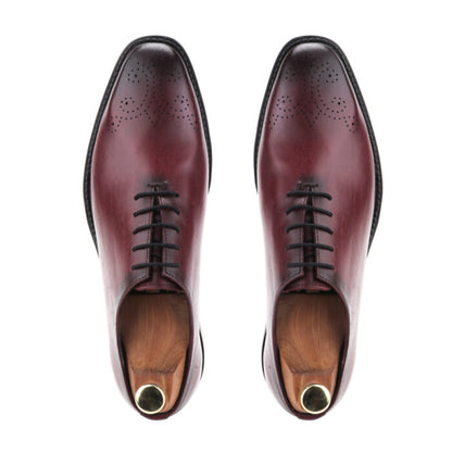 DUKE THE BORDO LEATHER LACE UP
